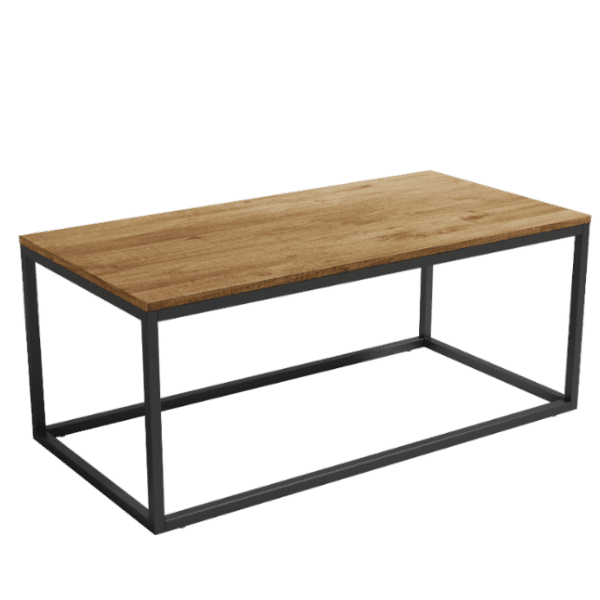 Moderna mesa de centro 100% roble FAS – Mesa de centro única y mesa de  centro de madera que ahorra espacio, fácil montaje (color nogal con cajones)