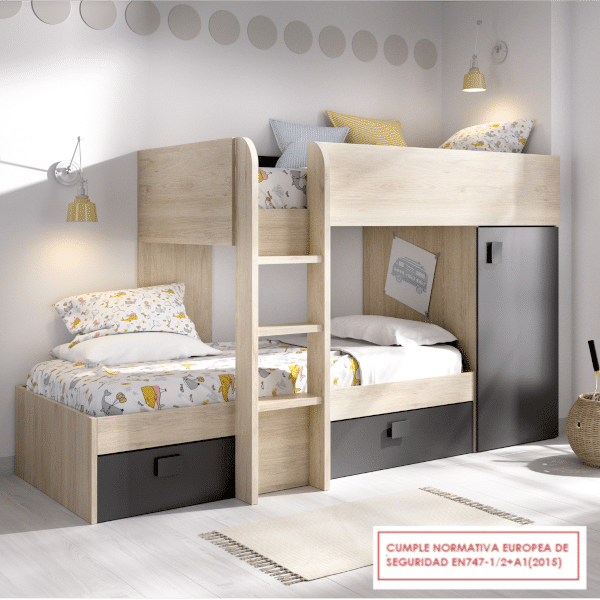 Dormitorio litera tren Fly Vita JotaJotaPe, Mobel 6000