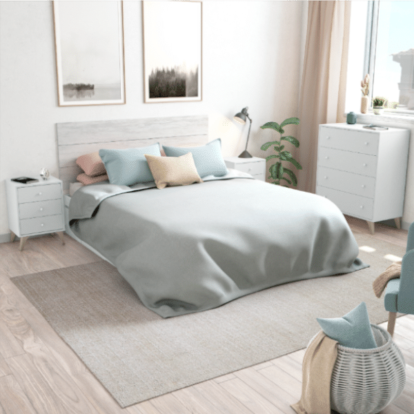 Liv, una bonita cómoda con cuatro prácticos cajones. Con un toqu…  Muebles  de dormitorio blanco, Muebles de dormitorio modernos, Decoración de cómoda  de dormitorio