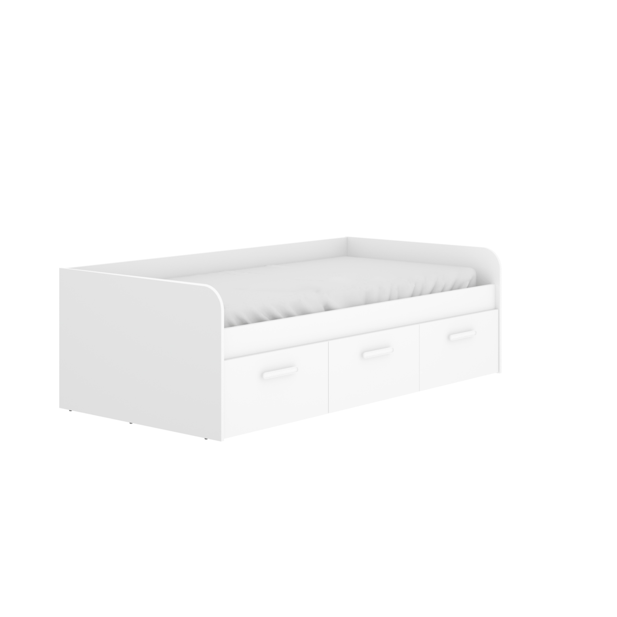 Cama Nido Mek 3 Cajones Blanco 60x194x97 Cm con Ofertas en Carrefour