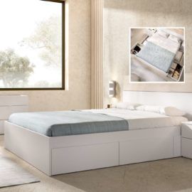 CAMA TREN LITERA MOVE NATURAL CON GRAFITO