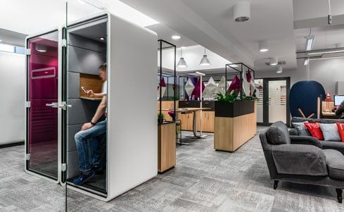 Office Phone Booths | Acoustic Phone Booth Pods UK | Furnify