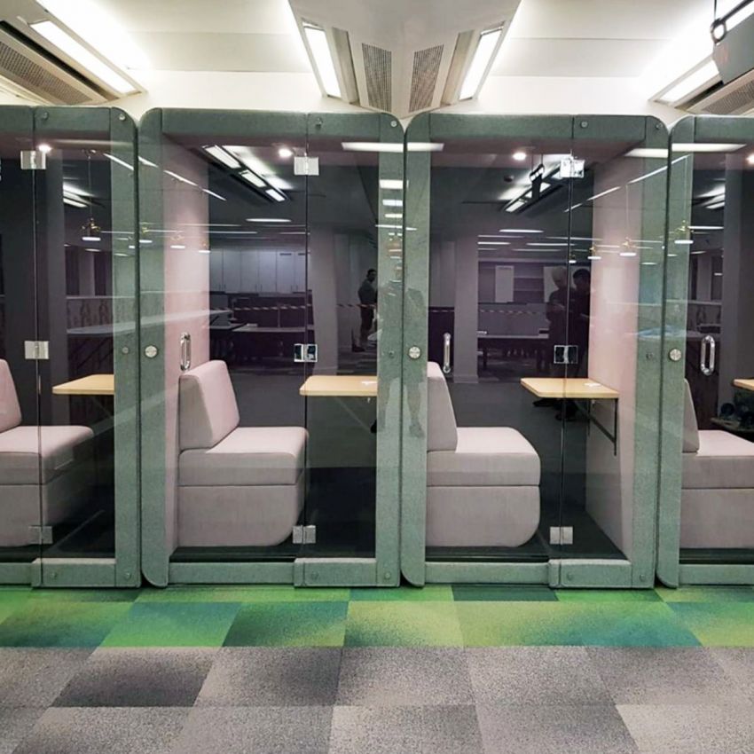 Penelope Work Booth Enclosed Acoustic Work Booths Furnify