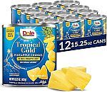 12-Count 15.25-Oz Dole Tropical Gold Pineapple Chunks in 100% Pineapple Juice