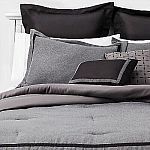 8-Piece Threshold Queen Sanford Hotel Comforter Set (Gray)