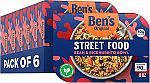6-Pack 9-Oz Ben's Original Street Food (Bean and Rice Burrito)