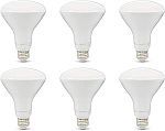 6-Pack Amazon Basics BR30 LED Light Bulbs