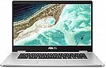 ASUS Chromebook C523 15.6" FHD NanoEdge Laptop (N3350 4GB 64GB C523NA-IH44F)