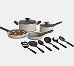 BELLA 12 Piece Cookware Set with EverGood Ceramic Nonstick Coating