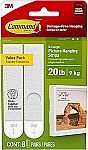 2 x 8 Count Command 20 Lb XL Heavyweight Picture Hanging Strips