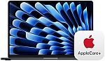 Apple 2025 MacBook Air 15.3" Laptop (M4 24GB 512GB) Midnight with AppleCare+ (3 Years)