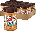 12-Pack 15-Oz SKIPPY Natural Creamy Peanut Butter Spread