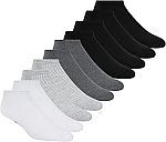 10-Pack Skechers Men's Cushioned Low Cut Socks
