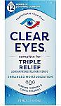 Clear Eyes Triple Relief Eye Drops 0.5 Fl Oz
