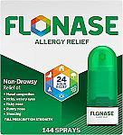Flonase Allergy Relief Nasal Spray, 144 Sprays
