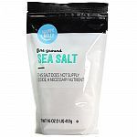 1-Lb Amazon Brand Happy Belly Sea Salt (Fine Ground)