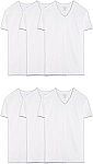 6-Pack Fruit of the Loom Men's Eversoft 100% Cotton Undershirts