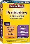 2 x 30 Count Nature Made Probiotic Capsules