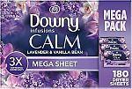 180-Ct Downy Infusions Mega Dryer Sheets