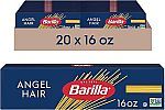 20-pack 16 Oz Barilla Angel Hair Pasta
