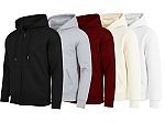 3-Pack Men's or Women's Assorted Sherpa-Lined Full Zip Hoodie
