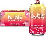 8-Pack 12-Oz Bubly Sparkling Water (Strawberry Sunset)