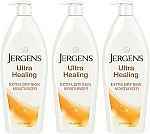 3-Pack 21-Oz Jergens Ultra Healing Dry Skin Lotion, Hand and Body Moisturizer