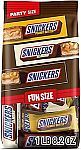 2-Lb SNICKERS Original, Peanut Butter & Almond Fun Size Milk Chocolate Candy Bars