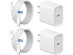 2-Pack 20W USB-C Charging Adapter & 10FT Lightning Cable