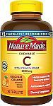 90 Count (45 Day Supply) Nature Made Extra Strength Dosage Chewable Vitamin C