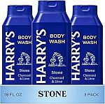 3-Pack 18-Oz Harry's Men's Body Wash (Stone)
