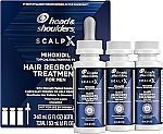 3-Pack 2-Oz Head & Shoulders Scalp X 5% Minoxidil for Men, Hair Regrowth Treatment
