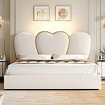Wayfair Holiday deal week: Upholstered Platform Bed $399,