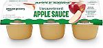 6-Count 4-Oz Happy Belly Apple Sauce (Unsweetened)