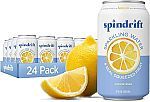 24-Ct 12oz Spindrift Sparkling Water (Lemon)