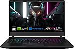 GIGABYTE AORUS 17: 17.3" Thin Bezel QHD Laptop (RTX 4070 i7-13700H 16GB 1TB)