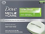 8 Count DOVE MEN + CARE Bar 3 in 1 Cleanser Bar Soap 3.75 oz