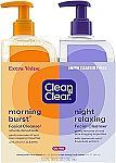 Clean & Clear 2-Pack Oil-Free Facial Cleansers