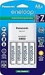 Panasonic Advanced Battery Charger Pack with 4 AA eneloop Rechargeable Batteries