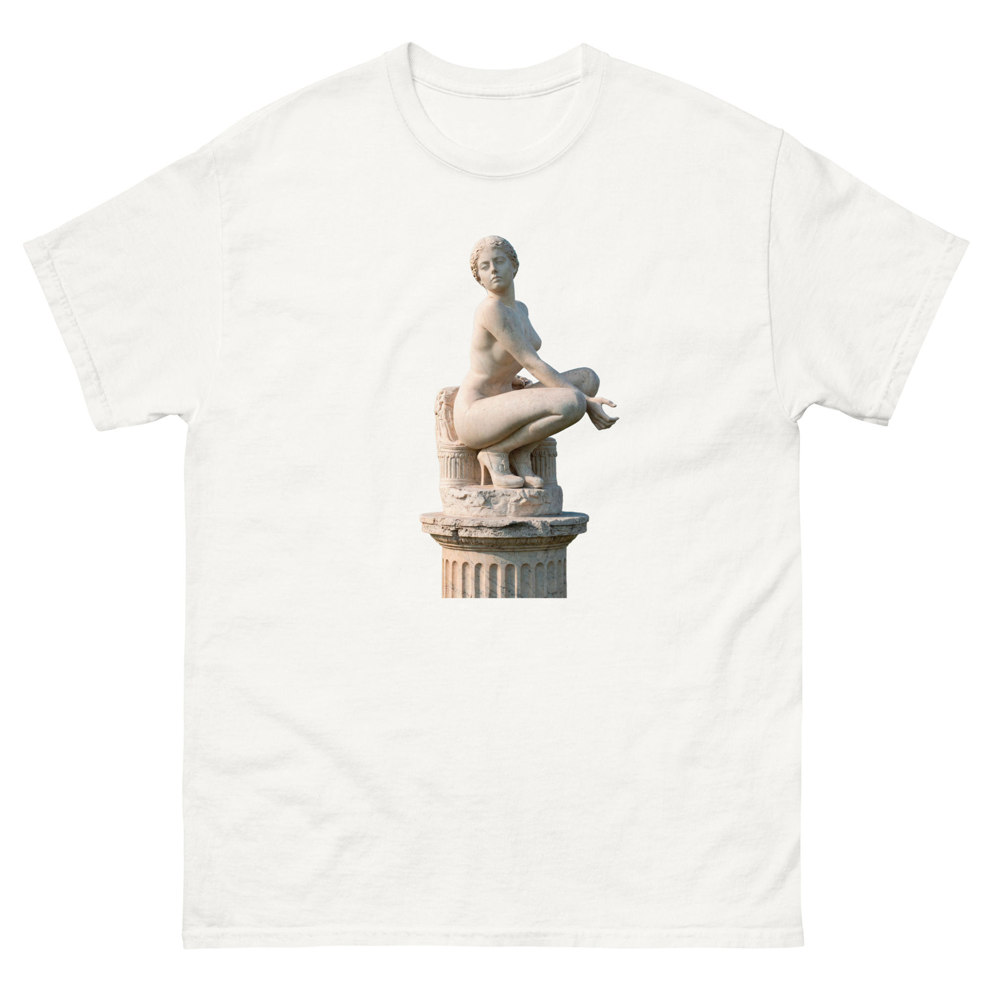 Merch - T Shirt Statue White