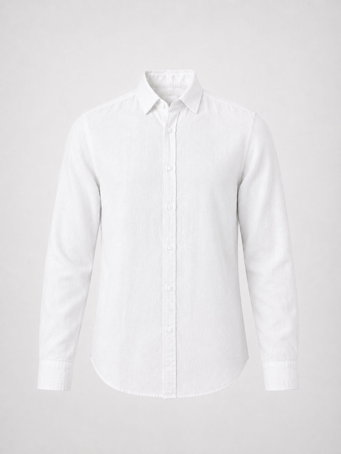 White Linen Shirt - 1055