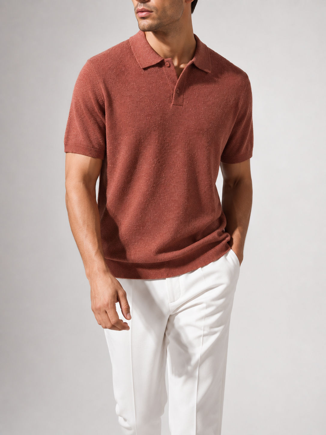 Knit Polo - A - 6103