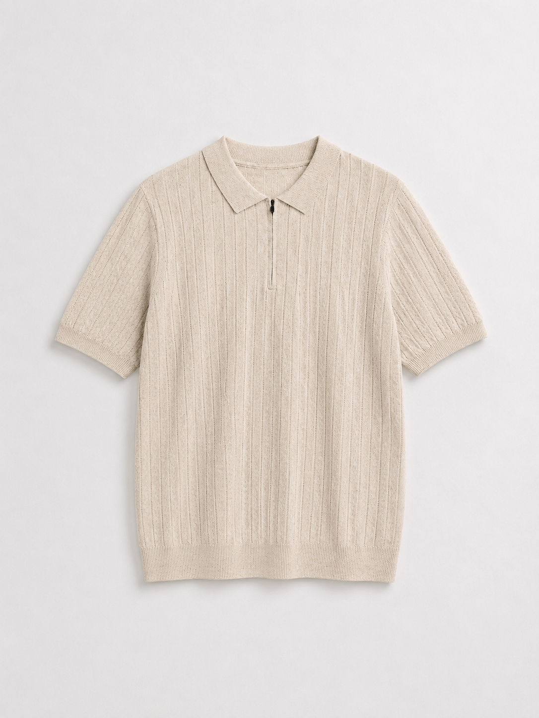 Knit Polo - B - 6109