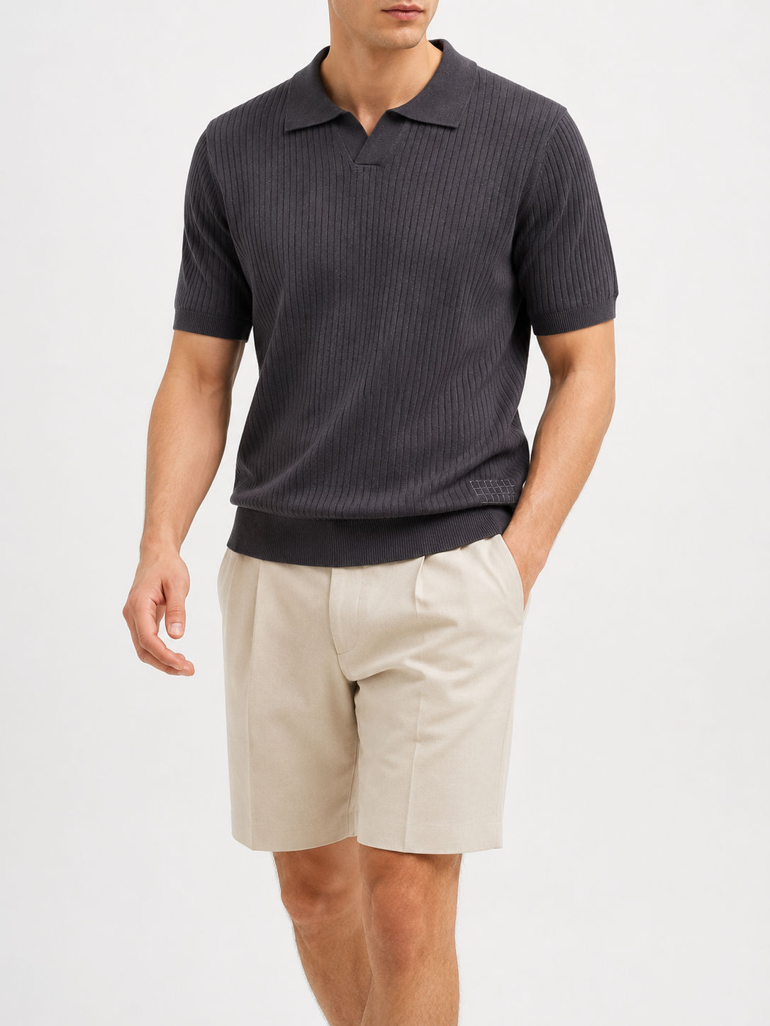 Knit Polo - N - 6101