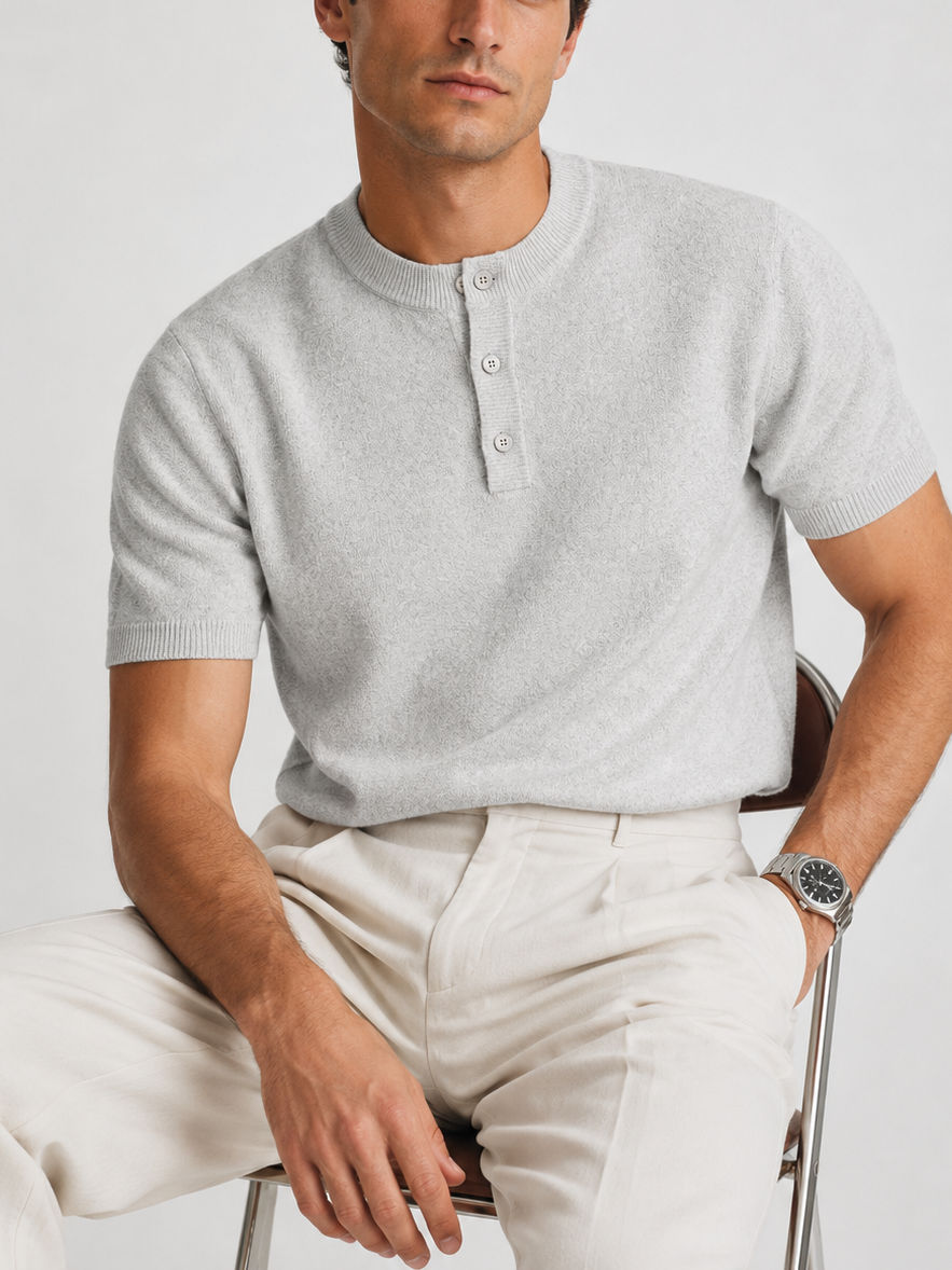 Knit MN polo - G - 6006