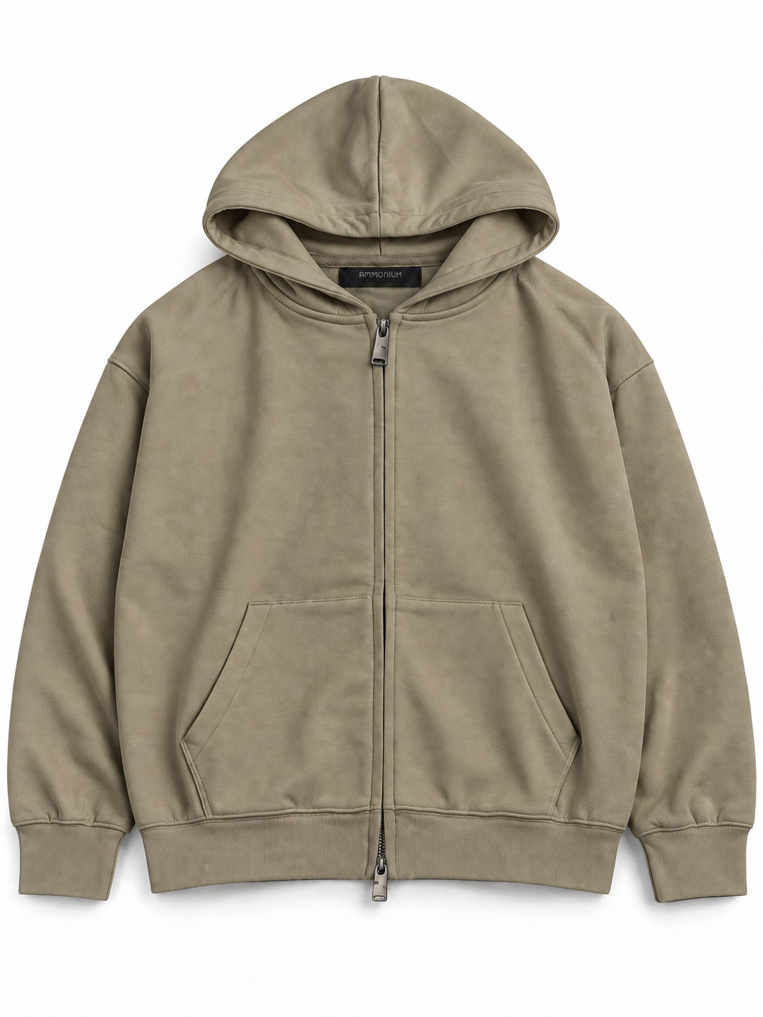 Relaxed Fit Full-Zip Hoodie - OG