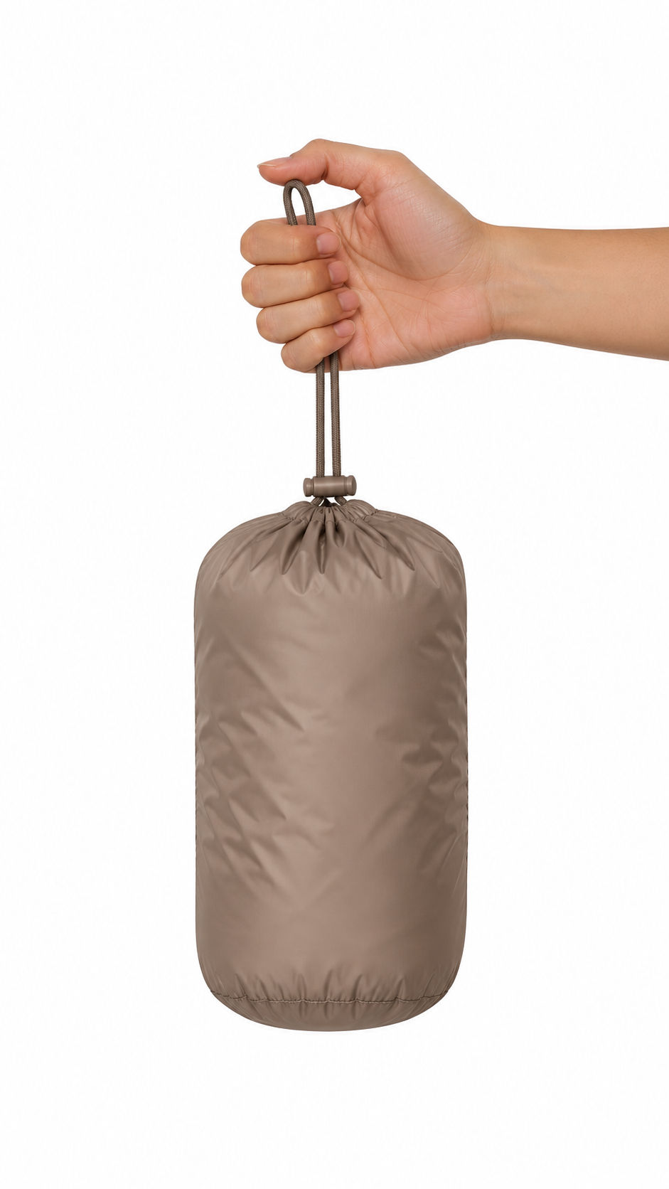 Ultralight down vest - Taupe