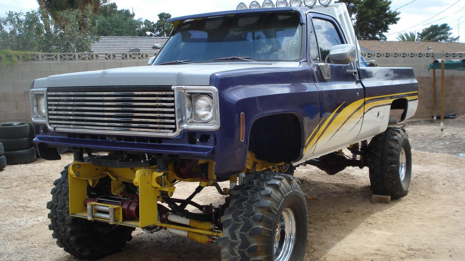 Roll bar 1978 Chevrolet Pickup monster truck for sale.