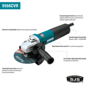 Makita SJS High-Power Cut-off/Angle Grinder (9566CVR)