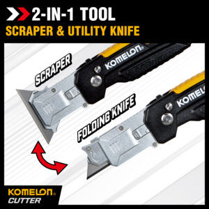 Komelon Scraper & Utility Knife (2-IN-1) Tool